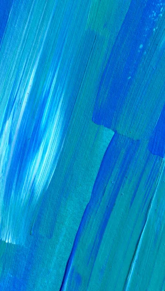 Mavi soyut akrilik resim arka plan, doku, tasarım öğesi olarak kullanmak için. Fırça kontur dokusu ile modern sanat