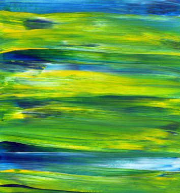 Soyut akrilik resim arka plan, doku, tasarım öğesi olarak kullanmak için. Fırça kontur dokusu ile modern sanat