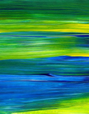 Soyut akrilik resim karışık renklerde arka plan, doku, tasarım öğesi olarak kullanmak için. Fırça kontur dokusu ile modern sanat