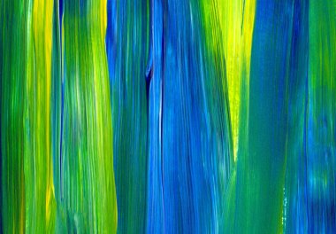 Soyut akrilik resim karışık renklerde arka plan, doku, tasarım öğesi olarak kullanmak için. Fırça kontur dokusu ile modern sanat