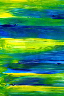 Soyut akrilik resim karışık renklerde arka plan, doku, tasarım öğesi olarak kullanmak için. Fırça kontur dokusu ile modern sanat