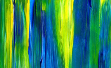 Soyut akrilik resim karışık renklerde arka plan, doku, tasarım öğesi olarak kullanmak için. Fırça kontur dokusu ile modern sanat