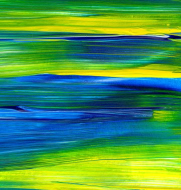 Soyut akrilik resim karışık renklerde arka plan, doku, tasarım öğesi olarak kullanmak için. Fırça kontur dokusu ile modern sanat