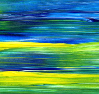 Soyut akrilik resim karışık renklerde arka plan, doku, tasarım öğesi olarak kullanmak için. Fırça kontur dokusu ile modern sanat