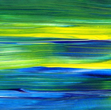 Soyut akrilik resim karışık renklerde arka plan, doku, tasarım öğesi olarak kullanmak için. Fırça kontur dokusu ile modern sanat