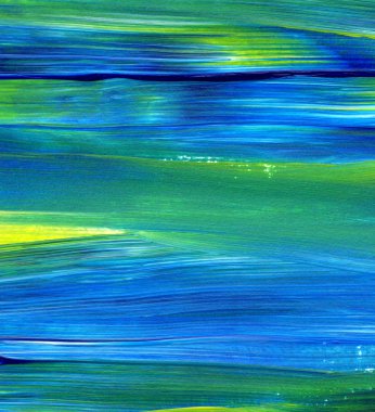 Soyut akrilik resim karışık renklerde arka plan, doku, tasarım öğesi olarak kullanmak için. Fırça kontur dokusu ile modern sanat