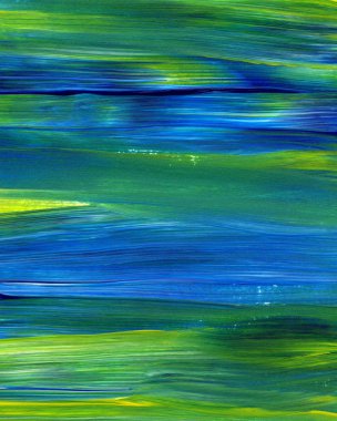 Soyut akrilik resim karışık renklerde arka plan, doku, tasarım öğesi olarak kullanmak için. Fırça kontur dokusu ile modern sanat