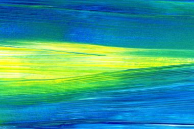 Soyut akrilik resim karışık renklerde arka plan, doku, tasarım öğesi olarak kullanmak için. Fırça kontur dokusu ile modern sanat