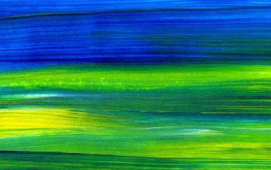 Soyut akrilik resim karışık renklerde arka plan, doku, tasarım öğesi olarak kullanmak için. Fırça kontur dokusu ile modern sanat