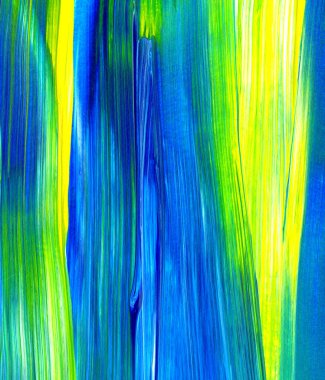 Soyut akrilik resim karışık renklerde arka plan, doku, tasarım öğesi olarak kullanmak için. Fırça kontur dokusu ile modern sanat