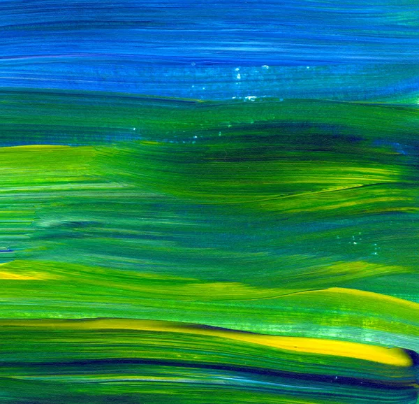 Soyut akrilik resim karışık renklerde arka plan, doku, tasarım öğesi olarak kullanmak için. Fırça kontur dokusu ile modern sanat