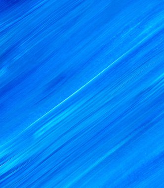 Mavi soyut akrilik resim arka plan, doku, tasarım öğesi olarak kullanmak için. Fırça kontur dokusu ile modern sanat