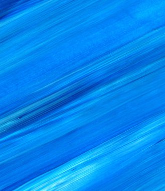 Mavi soyut akrilik resim arka plan, doku, tasarım öğesi olarak kullanmak için. Fırça kontur dokusu ile modern sanat