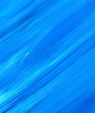 Mavi soyut akrilik resim arka plan, doku, tasarım öğesi olarak kullanmak için. Fırça kontur dokusu ile modern sanat