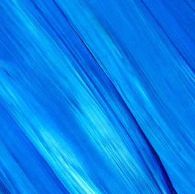 Mavi soyut akrilik resim arka plan, doku, tasarım öğesi olarak kullanmak için. Fırça kontur dokusu ile modern sanat