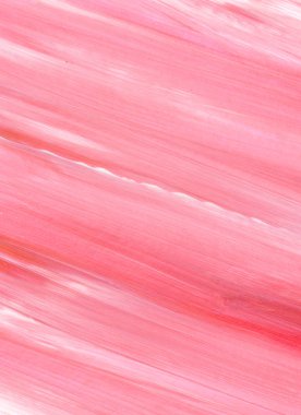 Pembe soyut akrilik resim arka plan, doku, tasarım öğesi olarak kullanmak için. Fırça kontur dokusu ile modern sanat