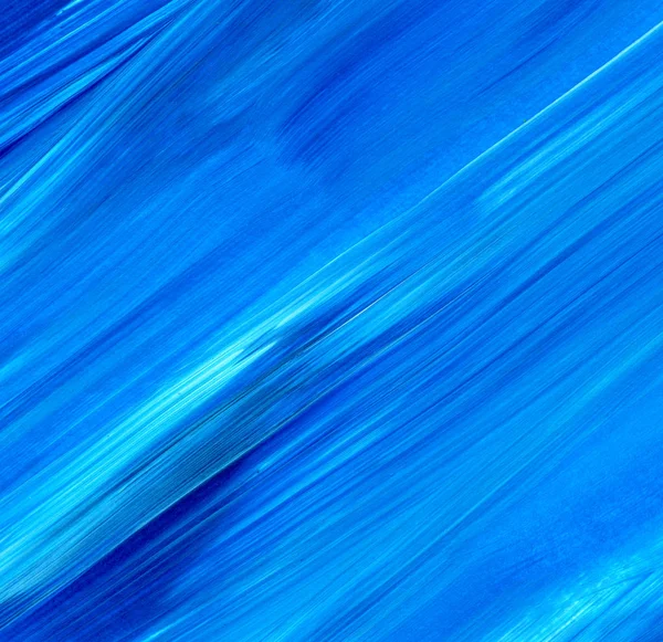 Mavi soyut akrilik resim arka plan, doku, tasarım öğesi olarak kullanmak için. Fırça kontur dokusu ile modern sanat
