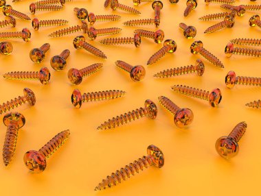 Parlak arka plandaki vidaların kapatılması