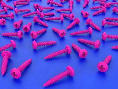 Parlak arka plandaki vidaların kapatılması