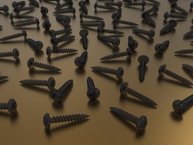 Koyu arka plandaki vidaların kapatılması