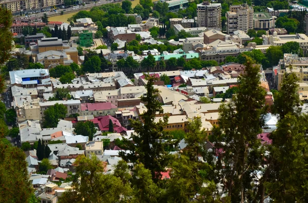 Panorama view of Tbilisi, capital of Georgia country — Stock Photo, Image