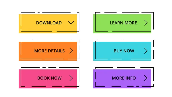 Online shopping taggar. Vector banners diagram, knappar, etiketter, papper infographic, klistermärken presentation diagram. Affärsidén med 6 alternativ, delar, steg, bearbetar. Bild mall. — Stock vektor