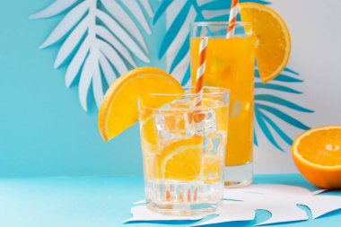 Cam ve taze meyvelerde portakal suyu