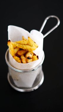 siyah masada patates kızartması