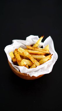 siyah masada patates kızartması