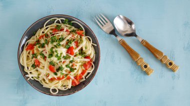 tam sebze spagetti makarna