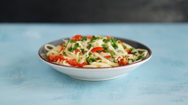 tam sebze spagetti makarna