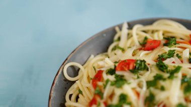 tam sebze spagetti makarna