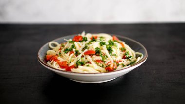 tam sebze spagetti makarna