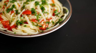 tam sebze spagetti makarna