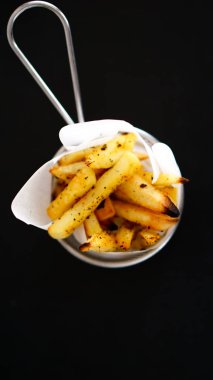 siyah masada patates kızartması