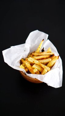 siyah masada patates kızartması