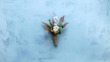 Düğün çiçekleri yeşil siyah arka plan