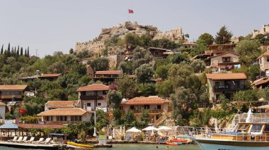 Antalya kekova antik şehir görünümünü