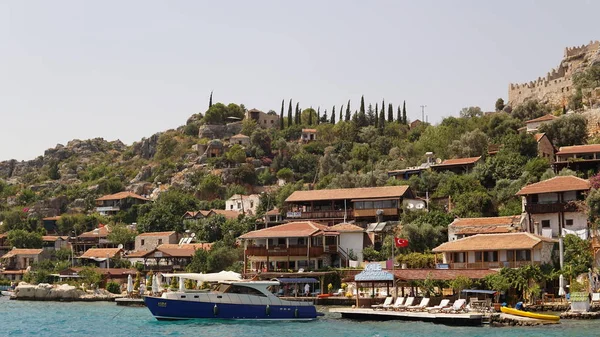 Antalya kekova antik şehir görünümünü