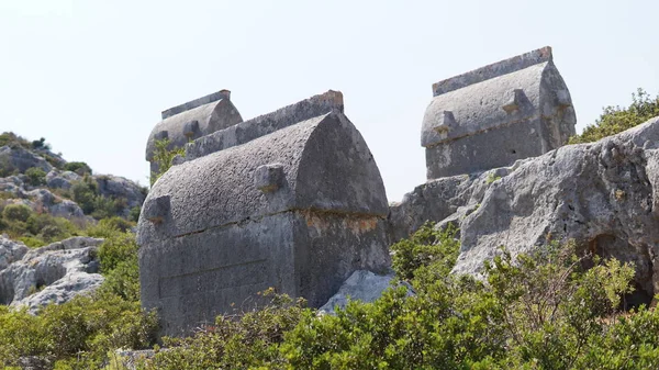 Antalya Antiche Tombe Del — Foto Stock