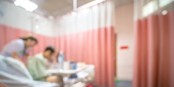 Defocus Nurse Examination Patient Sick Respiratory System Hospital — Stock Photo, Image