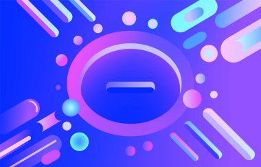 Abstract vector background with colorful gradient of geometric s