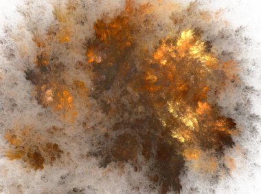 Gold explosion fractal sparkle texture effect