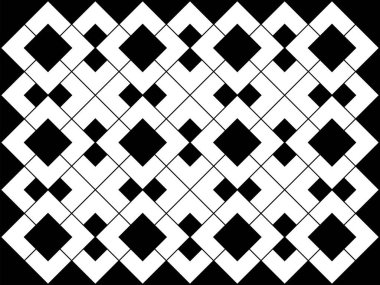Geometric shape pattern background illustration vector. White angle bracket, arrow angle, chevron repeating pattern on black background.