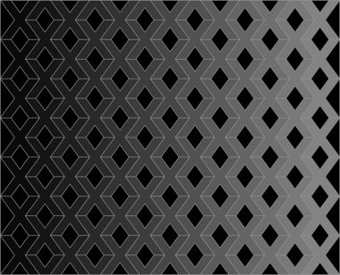 Siyah X harfleri tekrar eden arkaplan çizim vektörü.