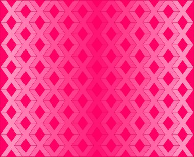 Pembe X harfleri tekrar eden arkaplan çizim vektörü.