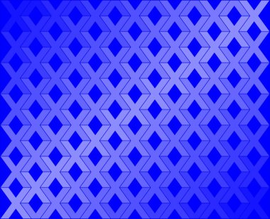 Mavi X harfleri tekrar eden arkaplan çizim vektörü.