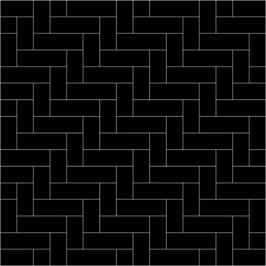 Geometrik şekilli arkaplan çizim vektörü. Siyah ringa kemiği, dikdörtgen, dokuma, zikzak yinelenen desen.