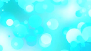 bokeh daire turkuaz mavi beyaz