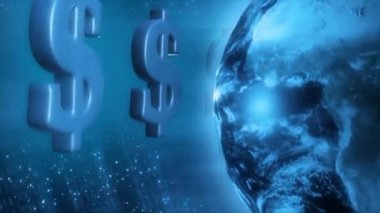 para dolar mavi küre dünya